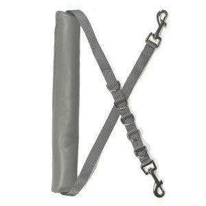 Padded Dog Grooming Haunch Strap - Adjustable Grey