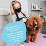 Padded Dog Grooming Haunch Strap - Adjustable Grey