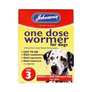 Wundapets One-Dose Wormer for Large Dogs