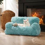 Cozy Washable Pet Bed for Cats and Small Dogs