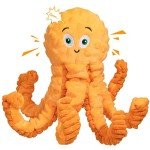 Interactive Octopus Squeaky Dog Toy for All Breeds