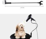 Adjustable 360° Dog Grooming Table Hair Dryer Holder