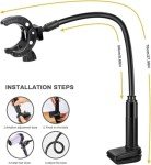 Adjustable 360° Dog Grooming Table Hair Dryer Holder