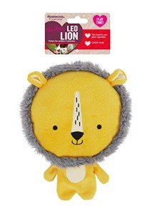 Interactive Plush Dog Toy with Giant Squeaker - Yellow