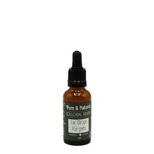 Natural Colloidal Silver Ear Drops for Dogs - 30ml