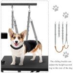 Adjustable Dog Grooming Harness Sling for Bathing