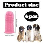 6 Pack Dog Finger Toothbrush Set for Dental Care