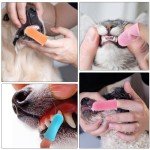 6 Pack Dog Finger Toothbrush Set for Dental Care