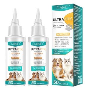 Dog Ear Drops for Infection Relief (2-pack)