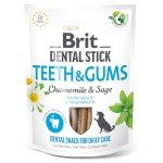 Brit Dog Dental Sticks with Chamomile & Sage, 7 Pack