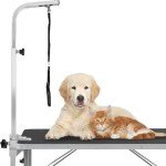 Adjustable Folding Dog Grooming Table 60-105CM