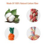 Wefine Natural Cotton Rope Chew Toys for Dogs