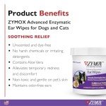 ZYMOX Enzymatic Ear Wipes for Dogs and Cats