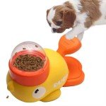 Interactive Yellow Duck Feeder for Dogs and Cats