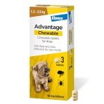 Advantage Chewable Flea & Tick Tablets for Dogs