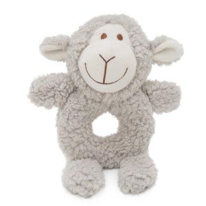 Calming Fleece Ring Dog Toy for Seniors