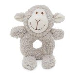 Calming Fleece Ring Dog Toy for Seniors