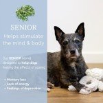 Calming Fleece Ring Dog Toy for Seniors