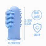 Silicone Dog Finger Toothbrush Set for Dental Care