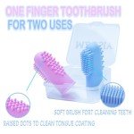Silicone Dog Finger Toothbrush Set for Dental Care
