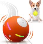 Interactive Motion-Activated Rolling Ball Toy for Small-Medium Dogs