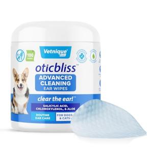 Ear Care Wipes for Dogs & Cats, Odor Control