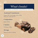 Hollings Natural Beef Jerky Dog Treats 100g