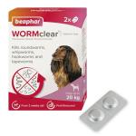 Beaphar WORMclear Worming Tablets for Dogs, Pork Flavor