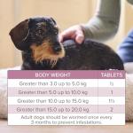 Beaphar WORMclear Worming Tablets for Dogs, Pork Flavor