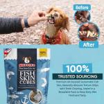 Fish Skin Jerky Cubes - Healthy Dog Treats