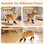 Anti-Slip Dog Socks for Senior Dogs - 2 Pairs