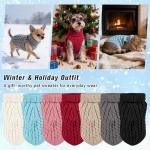 Cozy Knitted Turtleneck Sweater for Dogs