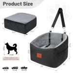 Memory Foam Dog Car Seat for Small Breeds