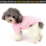 Cozy Pink Fleece Sweater for Small Dogs