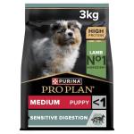 Pro Plan Sensitive Digestion Medium Puppy Food 3kg