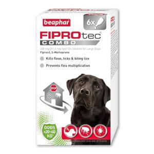 Beaphar FIPROtec® Combo for Large Dogs - 6 Pipettes