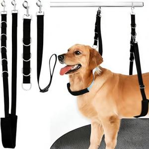 Adjustable Dog Grooming Harness Strap - 3 Pack