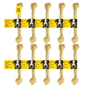 Howlers 31cm Pack of 10 Natural Dog Bones