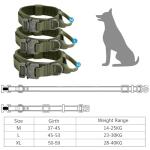 Ledeak Tactical Dog Collar with Handle, Green