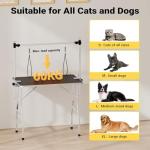 WilTec Dog and Cat Grooming Shearing Table
