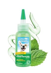 TropiClean Dog Teeth Cleaning Gel - Breath Freshener, 59ml