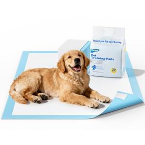 Large Super Absorbent Puppy Training Pads - 20 Pack