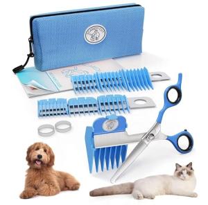 Quiet Pet Grooming Kit for Sensitive Pets - Blue