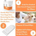 Aloe Vera Dog Ear Wipes - Clean & Soothe