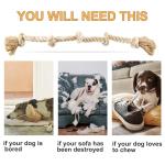 Indestructible Cotton Dog Rope Toys for Aggressive Chewers