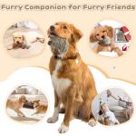 Pawaboo Plush Hedgehog Dog Chew Toys - 2 Pack