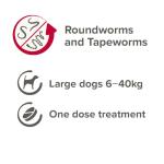 Beaphar Wormer for Large Dogs – 8 Tablets