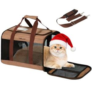 BELLA & PAL Foldable Pet Carrier Bag for Travel