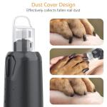 Rechargeable Dog Nail Grinder with LED & 6 Speeds