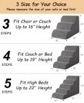 EzKamfort Pet Stairs for Small Dogs - 5 Steps